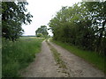 Track off Dycote Lane in Navenby & Brant Broughton Ward
