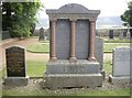 Gravestones in Kirkhill cemetery in AB55 4DE