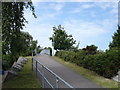 Foot and cycle bridge over the A12 in IP5 3RF