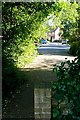 Path to Lipscombe Close in RG14 1TF