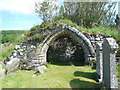 Ruins in the grounds of Kiel Church. in PA80 5LQ