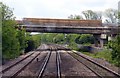 Wolvercote viaduct with Wolvercote loop on the left in OX2 8FU