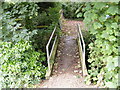 Footbridge to St Catherine's Church, Pettaugh in IP14 6AY