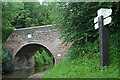 Canal bridge & signpost in Hatton