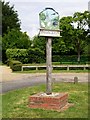 Bassingbourn village sign in SG8 5GY