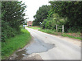 View north along The Common in Swardeston