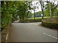 Road junction north of Barkisland Mill in HX4 0HQ