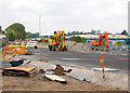 Rugby western bypass work in progress, Lawford Road in CV21 2UX