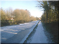 Frozen Worcester & Birmingham Canal in B60 3AD