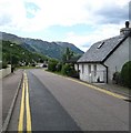 Leaving Glencoe Village to rejoin the A82 in PH49 4HN