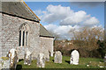 Clyst St Lawrence: the churchyard in EX15 2NL