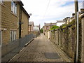 Back street between Whalley Road and Waterloo Street in BB5 5EQ