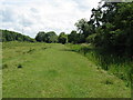 View SSE of Wey and Arun Canal towpath from Loves Bridge in RH14 0AZ