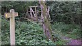 Footbridge in Lower Common Wood in GU31 5DP