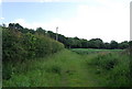 Footpath heading south from West Peckham in TN11 0JH