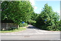 Cemetery Lane, Maidstone Rd junction in TN11 0JB