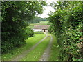 Entrance to Greenacre smallholding on Norton's Wood Lane in BS21 7AH