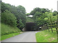 Wood Lane before it passes under the M5 in BS20 7RH