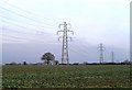 Pylons near Rochford in SS4 1TF