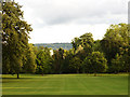 Part of Pittville Park from the terrace of Pittville  Pump Room, Cheltenham in GL52 3JF
