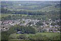 Insch viewed from Dunnideer Hill in AB52 6GD