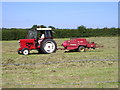 Hay making at Maesachddu Farm in SA32 8PX