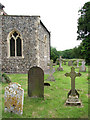 St Mary's church - churchyard in IP22 5XE
