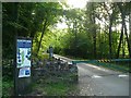 Entrance to the Sirhowy Valley Country Park in NP11 7PZ