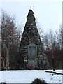 War Memorial Overlooking Loch Rannoch in PH16 5QA