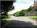 Junction of Roger's Lane with The Street in NR15 1YH