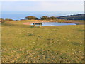 Dewpond above Eastbourne in BN20 8EA