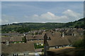 Rooftop level view of Hathersage, from the railway in S32 1AN