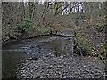 Ruined abutments on River Clydach in SA10 7TD