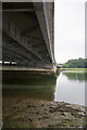 M27 motorway bridge over River Hamble in SO31 8LL