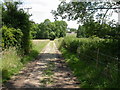 Lower Bockhampton, footpath in DT2 8PT