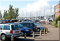 Royal Lymington yacht Club car park in SO41 5SD