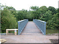 New bridge over the Royal Military Canal, Hythe in CT21 4DQ