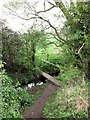 Footbridge on path towards Worlds End, Weston Turville Reservoir in HP22 6AZ