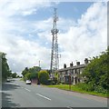 Houses and telecommunications mast, Westgate Hill Street, Tong in BD4 0SR