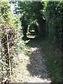 Footpath beside railway line in EX2 7FP