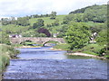 Bridge spanning R. Ribble at Sawley in BB7 4RS