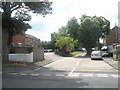 Looking from Elson Road into Beaumont Court in PO12 4HJ