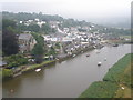 Calstock, viewed from the railway viaduct in PL18 9QN