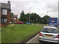 A580 and Church Lane junction in WA3 1LQ