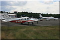 The apron at Blackbushe Airport in GU17 9LA