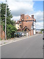 Looking up Green Lane towards Priory Road in PO12 4GA