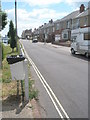 Looking south-east down Priory Road in PO12 4GA