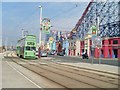 Tram and Pleasure Beach in FY4 1HQ