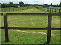 Horse paddocks and shelters at Redwings in NR15 2AF