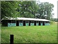 Film set Stables on large meadow, Ashridge in HP4 1LU